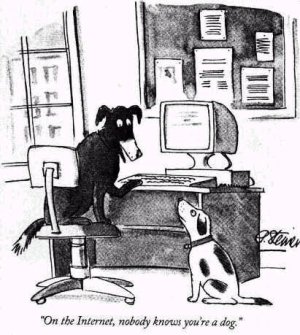 On the Internet, nobody knows you’re a dog